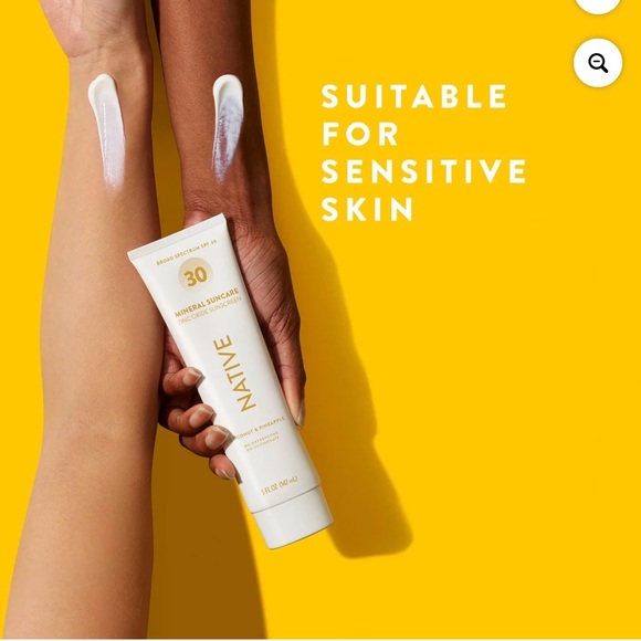 2 Native Coconut & Pineapple Mineral Sunscreen Lotion SPF 30, 5.0 oz - Picture 8 of 8